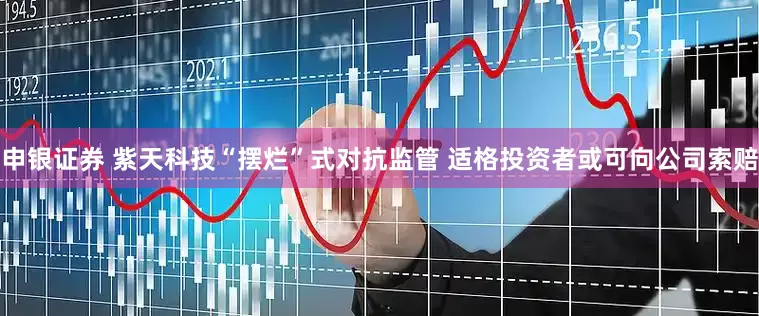 申银证券 紫天科技“摆烂”式对抗监管 适格投资者或可向公司索赔
